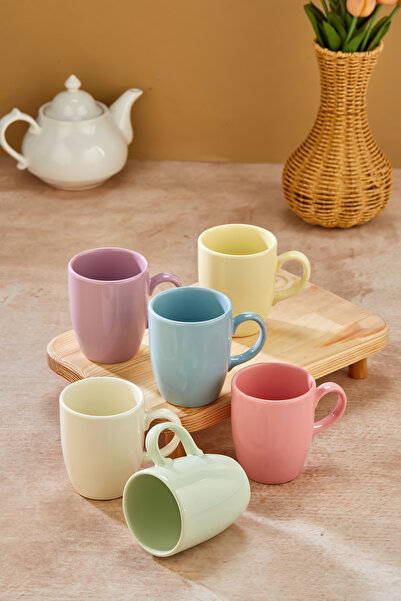 EMBazaar Soft Mug Set of 6 Coffee and Tea, Double Espresso, Double Turkish Co...