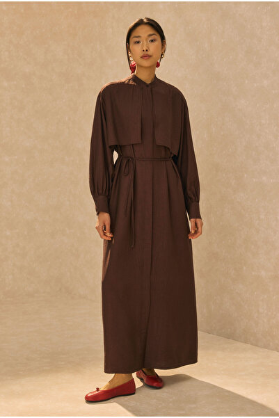 HEQA Windbreaker Dress Bitter Brown