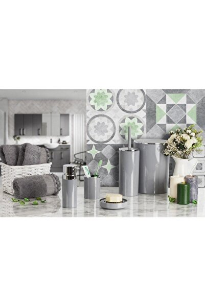 Ansan Primanova Lenox Gray 5-Piece Bathroom Set M-Sas03-07