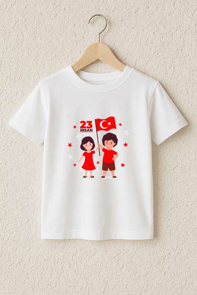 MYADA Μπλουζάκι 23 Απριλίου Republic Children's Printed 100% Cotton Premium 4...