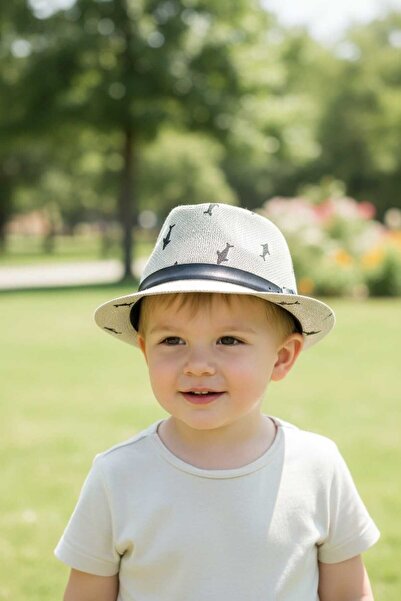 Aware Time Pălărie unisex Jackson Cowboy Trilby pentru copii de 3-6 ani