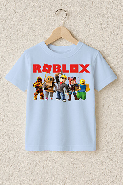 MYADA Tricou premium cu imprimeu Roblox, 100% bumbac 23402