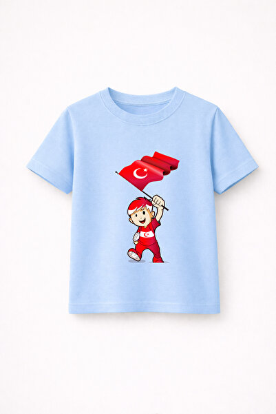 MYADA Tricou premium 100% bumbac cu tematică Republica și copilul Atatürk 40015