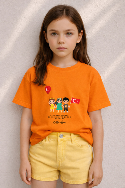 MYADA 23 Απριλίου Τυπωμένο 100% βαμβακερό μπλουζάκι υψηλής ποιότητας 40028