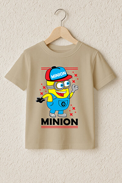 MYADA Tricou premium cu imprimeu Minion, 100% bumbac 23401