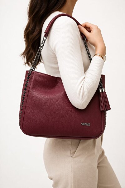 My Kids Wear Geantă de umăr pentru femei, cu curea tip lanț, cu aspect de pie...