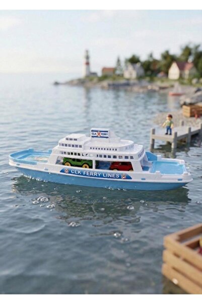 Tıfıl Toys Feribot Deniz Yolculuğu: 2 Arabalı Aksesuarlı Köprülü Yürüyen Oyun...