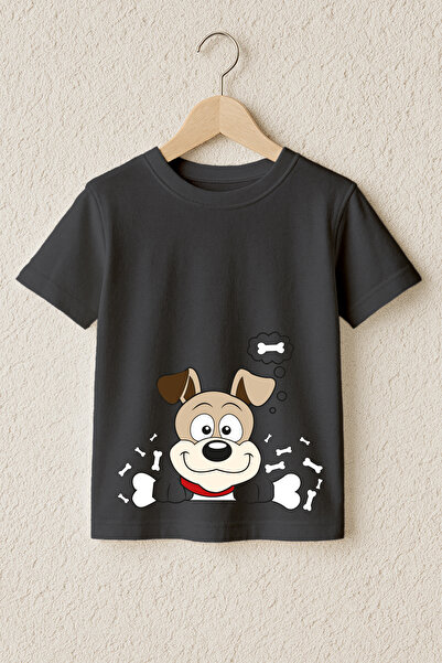 MYADA Μπλουζάκι με στάμπα χαριτωμένο κουτάβι, 100% βαμβακερό, υψηλής ποιότητα...