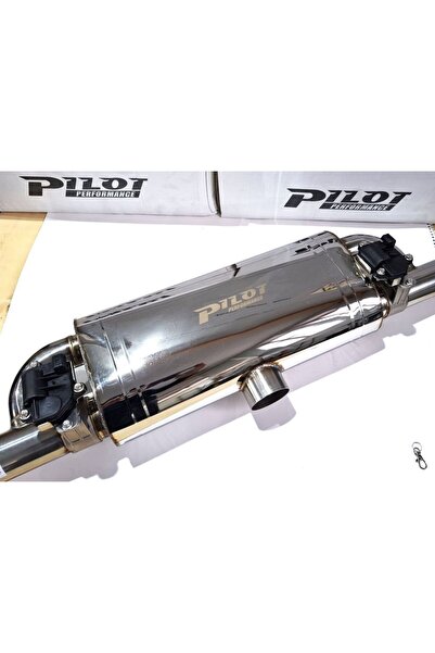 PILOT V7 Toba inox cu clapeta cut-off, transversala 76mm dual ovala 130×210″ ...