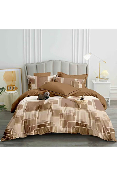 Five Store SUPER double bed linen, Alber, mercerized cotton, multicolor, 4 pi...