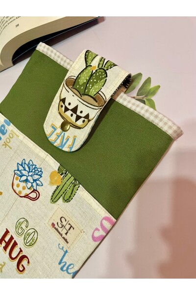 Soft Touch - Book Cover - Cactus Themed Green Cover (Stkk052)