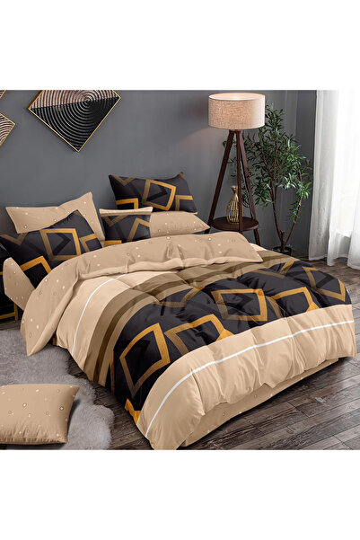 Five Store SUPER double bed linen, Vir, mercerized cotton, multicolor, 4 pieces