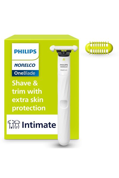 Norelco Philips OneBlade Unisex Intimate Pubic & Personal Body Groomer & Trim...