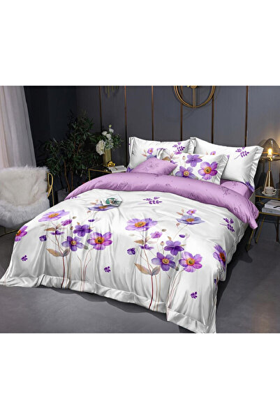 Five Store SUPER double bed linen, Eolande, mercerized cotton, multicolor, 4 ...