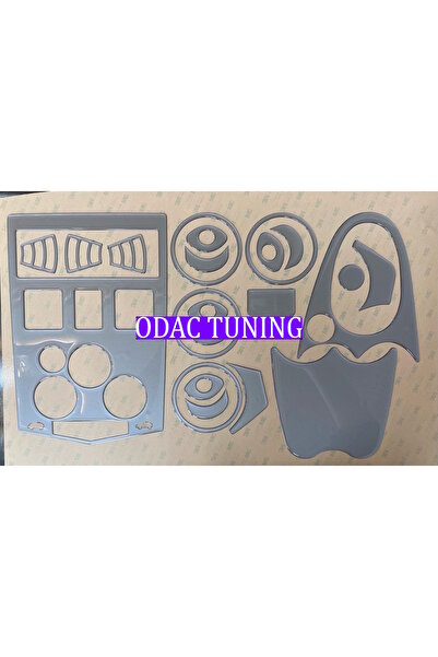 ODAC TUNING كونسول داسيا لوجان مطلي باللون الرمادي الفضي، غطاء توربيدو، غطاء ...