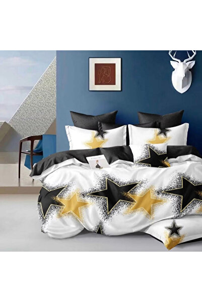 Five Store Lenjerie de pat pentru o persoana, Tove, bumbac mercerizat, multic...