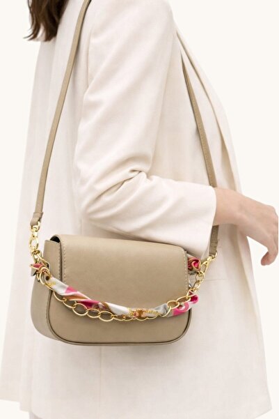 My Kids Wear Geantă de umăr și crossbody pentru femei, cu detaliu lanț și acc...