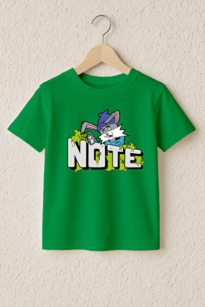 MYADA Μπλουζάκι Note Rabbit με στάμπα, 100% βαμβακερό, υψηλής ποιότητας 23518