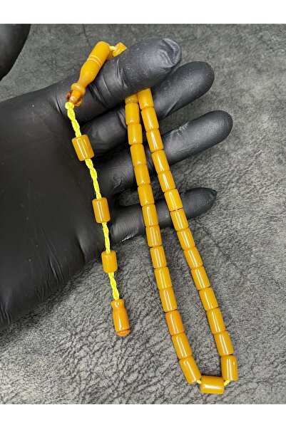 Mos Tespih High-End Stick Squeeze Amber Prayer Beads with System