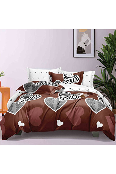 Five Store SUPER double bed linen, Irisa, mercerized cotton, multicolor, 4 pi...