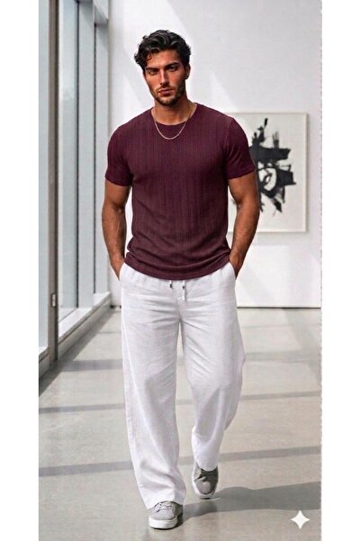 CAST COLLECTİON Ανδρικό μπλουζάκι με μοτίβο αλυσίδας σε κανονική εφαρμογή σε ...