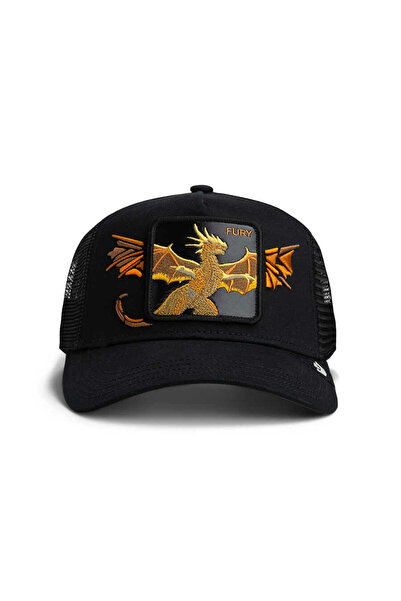 Goorin Bros . Wings Fury ( Ejderha Figür ) 101-3022 Şapka