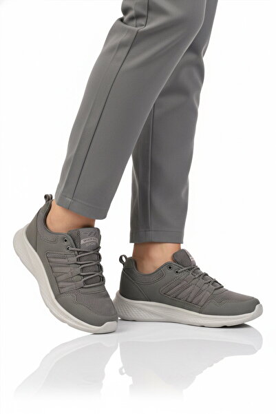 WALKWAY Pantofi sport unisex, ușori, cu șireturi, din plasă, afumati, 2029 G