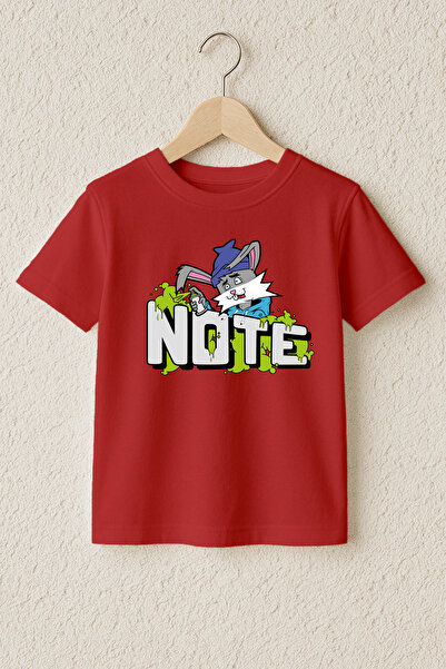 MYADA Μπλουζάκι Note Rabbit με στάμπα, 100% βαμβακερό, υψηλής ποιότητας 23518