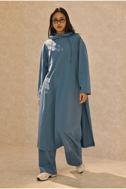 HEQA Hanorac lung din denim