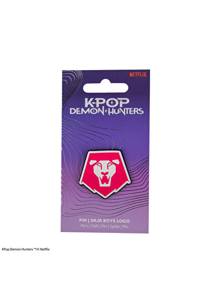 Cinereplicas KPop Demon Hunters Saja Boys Logo Official Pin