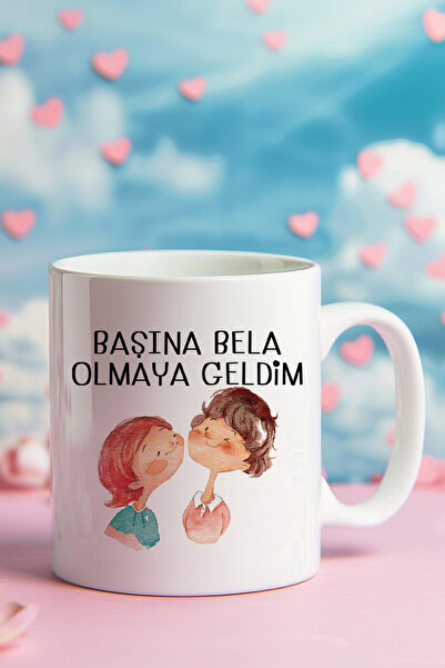 giftkonsept I Came to Get in Trouble Printed Gift Mug for Wife, Lover, Friend...