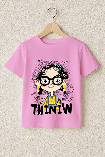 MYADA تي شيرت ثينيو مطبوع 100% قطن فاخر 23978