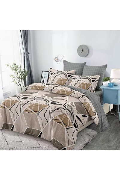 Five Store SUPER double bed linen, Alastrina, mercerized cotton, multicolor, ...