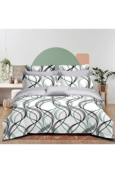 Five Store Single bed linen with 2 pillowcases, Nicopolis, mercerized cotton,...