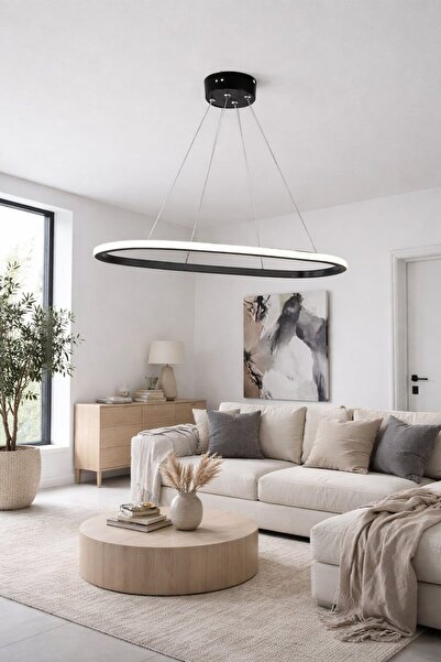 OSC HOME AYDINLATMA TASARIM led avize yemek masası kumandalı 3 ayrı renk ısık