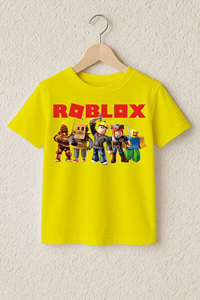 MYADA Tricou premium cu imprimeu Roblox, 100% bumbac 23402