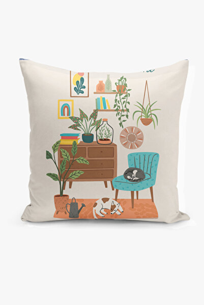 Filamente غطاء وسادة بطباعة رقمية على الوجهين - عيد الأم / يوم الأم