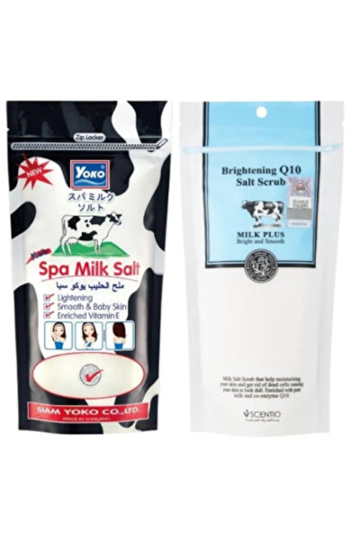 YOKO Thailand Milk Salt Scrub & Whitening Set - 2Pcs |   600 Grams