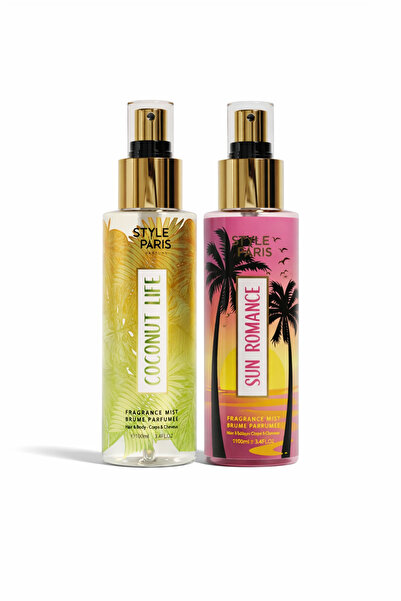 Style Paris Coconut Life & Sun Romance Set de spray-uri parfumate 2x100ml – S...
