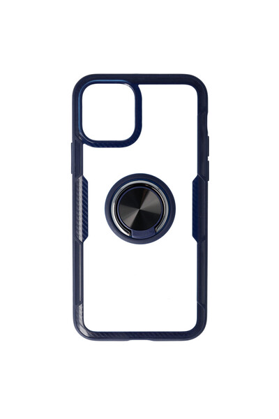 SEP TPU+PC Carbon Ring Case Apple iPhone 11 Pro Blue