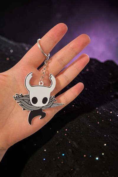 tredblock Breloc Hollow Knight - Ornament pentru geantă cu figurina Cavalerului / Fantomei