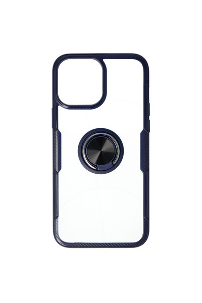SEP Husa TPU+PC Carbon Ring Case Apple iPhone 13 Pro Max Albastru