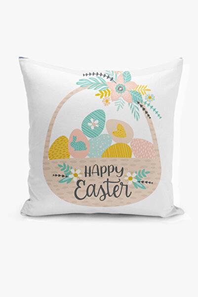 Filamente مزدوج الوجهين طباعة رقمية غطاء وسادة - الربيع / عيد الفصح / عيد الف...