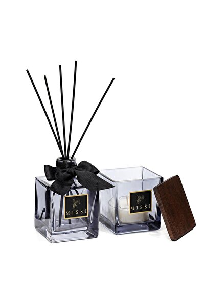 Missi Simple Luxe Collection-Black Vanilya Oda Kokusu ve Mumluk Seti