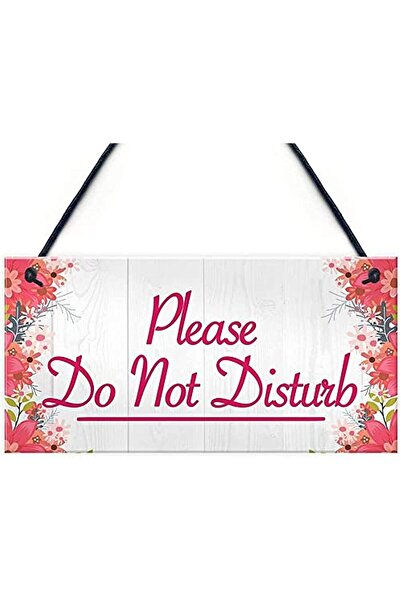 RED OCEAN Please Do Not Disturb Therapist Hotel Privacy Hanging Plaque Home D...