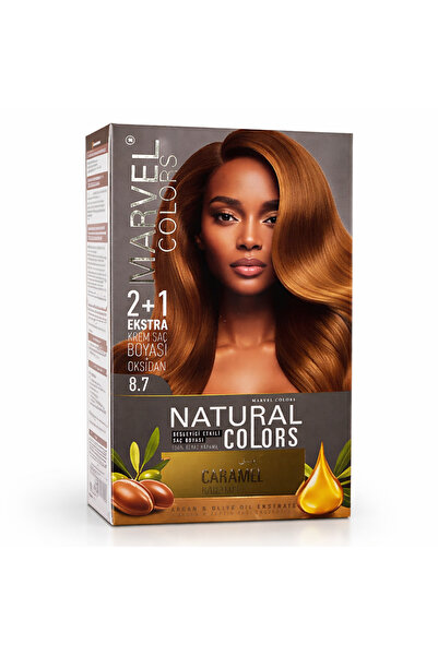 Marvel COLORS NATURAL COLORS Saç boyası 8,7 CARAMEL (Karamel)