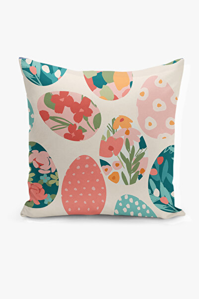 Filamente مزدوج الوجهين طباعة رقمية غطاء وسادة - الربيع / عيد الفصح / عيد الف...