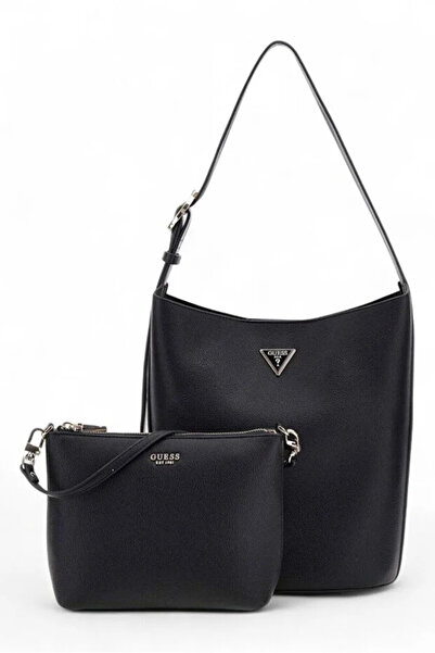 Guess Meridian Ii Black Women's Shoulder Bag Hwbg6974040
