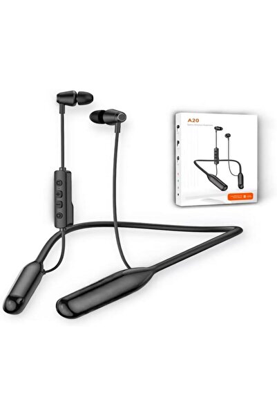 Tastech A20 Boyun Bantlı Askılı Bluetooth Kulaklık -Kablosuz Stereo Şarjlı Sp...