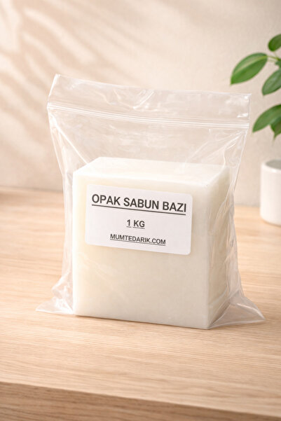MUMTEDARİK Opak Sabun Bazı 1 KG | Bitkisel İçerikli | Sabun Yapımı İçin Hazır...